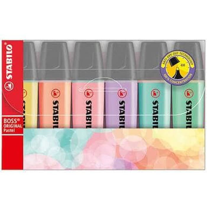 

Stabilo Pulpen - Stabilo Warna Warni - Highlighter Stabilo Boss Pastel Set Isi 6 Warna Produk