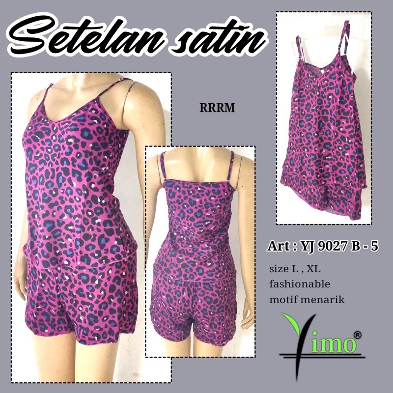 RESTOCK JC- Set Tanktop Import / Sexy sleepwear / Set kensi import / Baju tidur wanita sexy