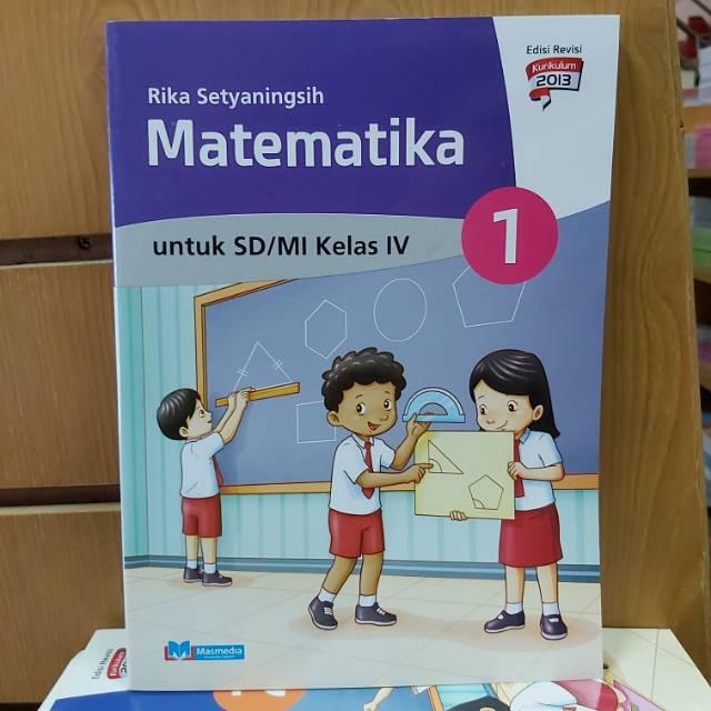 Buku Matematika Untuk Sd Kelas Iv K13 Revis Masmedia Shopee Indonesia