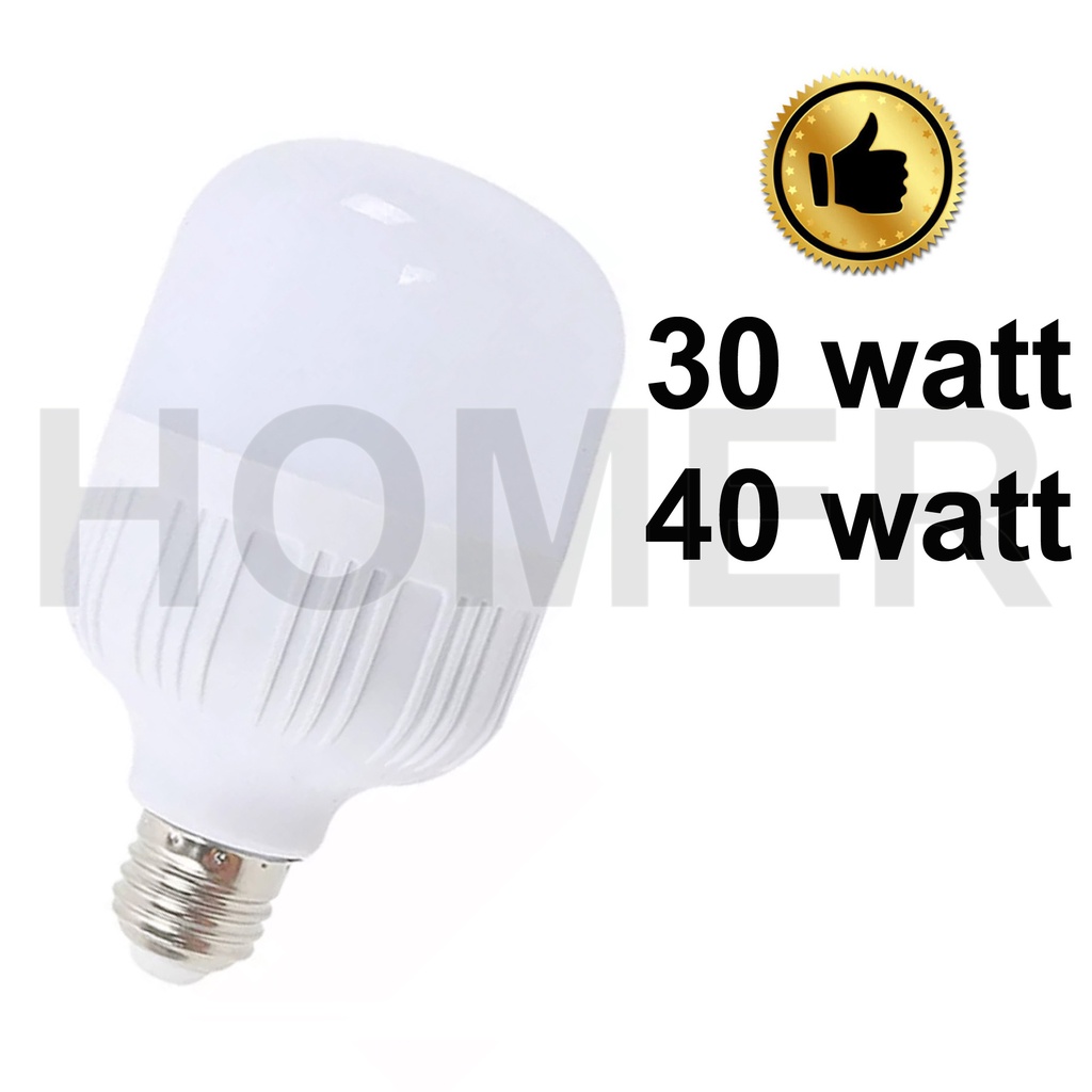 Lampu Led bohlam bulb tabung kapsul jumbo tbulb 30w 30 w 30 watt 30 watt 40w 40 w 40watt 40 watt