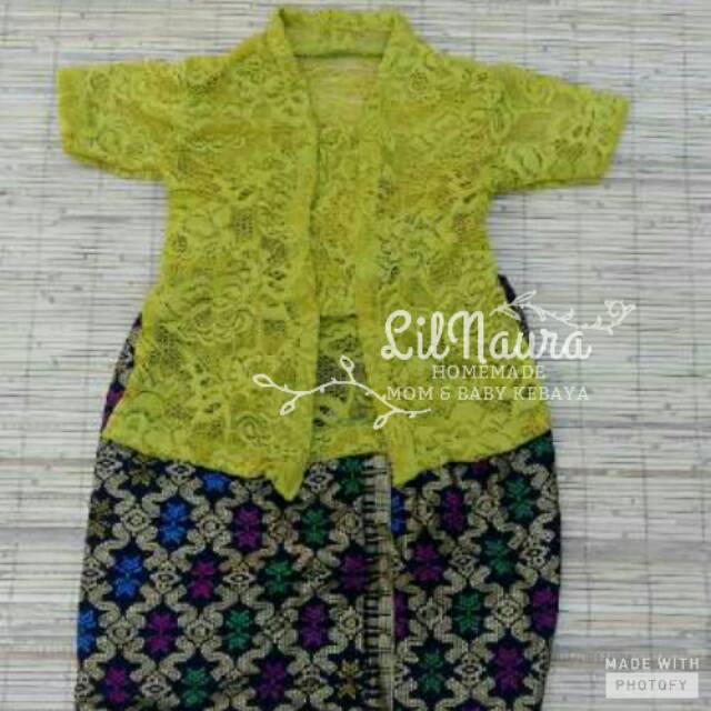 Kebaya sofia hijau lime