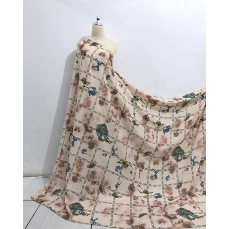 Bahan prada crepe