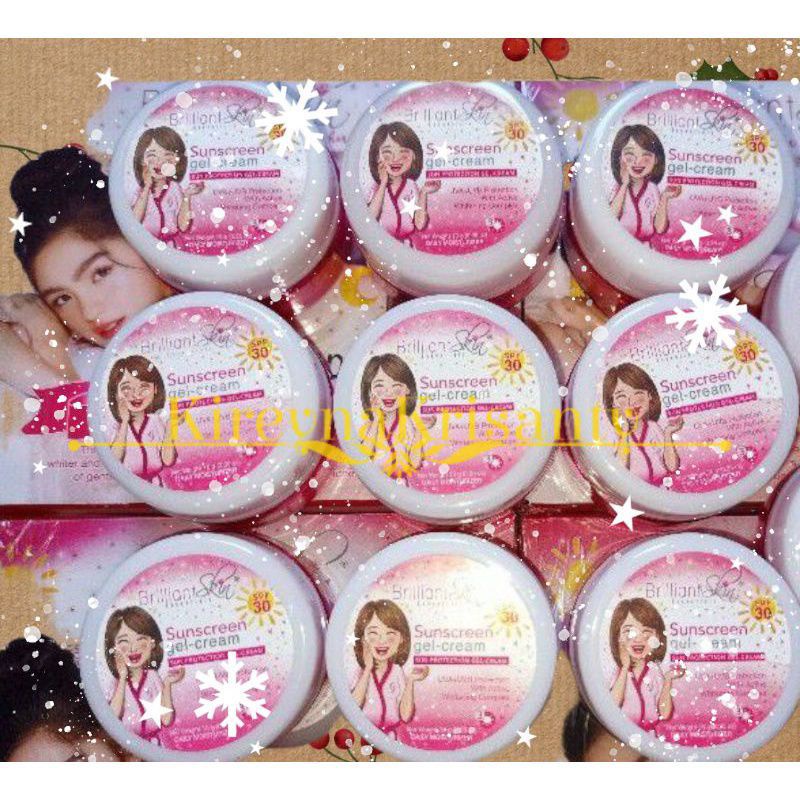 Brilliant Skincare SUNCREEN GEL CREAM REJUVENATING (krim siang) 10 gr ecer