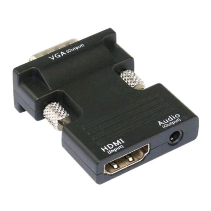 Converter HDMI Female to VGA Male 1080P Audio Port (HDMI TO