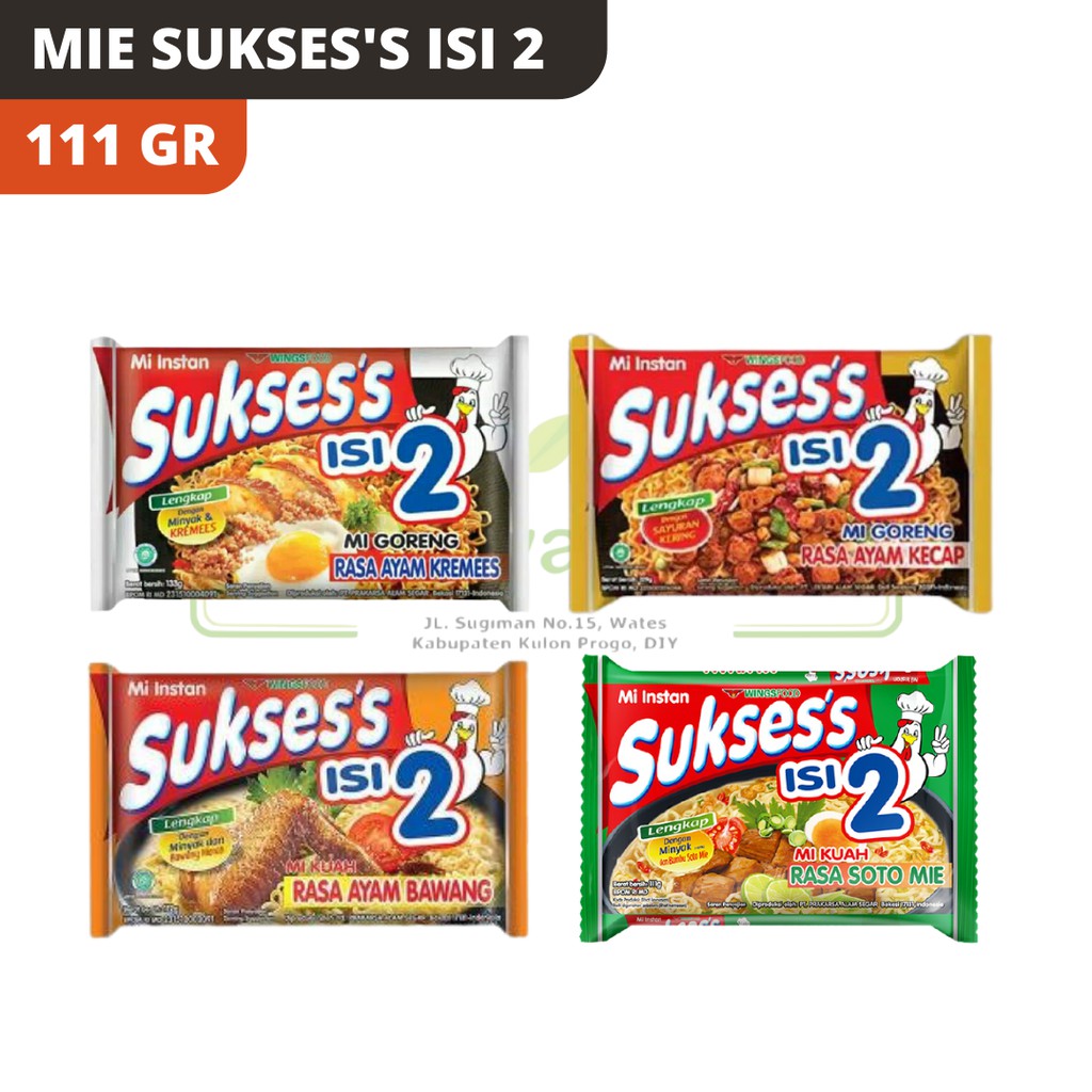 

MIE SUKSES'S ISI 2 ALL VARIAN 111GR