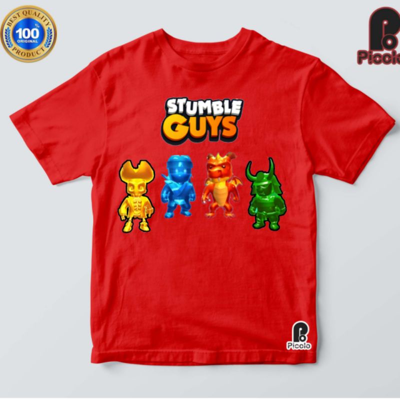 kaos baju anak stumble guys bahan premium