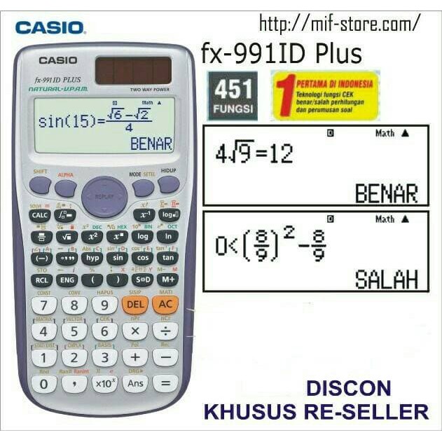 

Casio Scientific fx 991id plus Original Grosir
