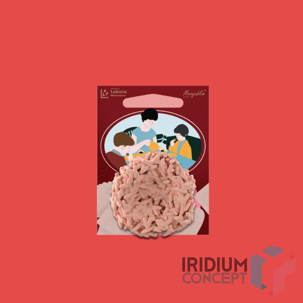 Pop Socket 3D Rengginang Seroja Marie / popsocket hadiah unik custom