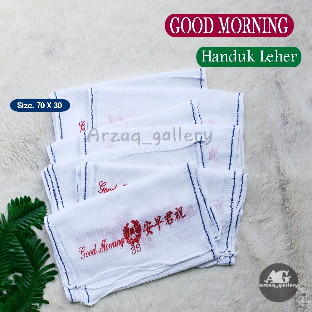 6pc   ----    Handuk good morning 96 / Handuk salon / Handuk serbaguna | Handuk Leher | Handuk | Perlengkapan