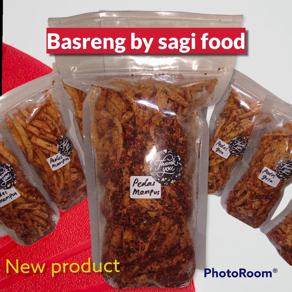 

Basreng murah dan enak by sagi food/basreng/cemilan murah dan enak/basreng 250 gram dan 60 gram