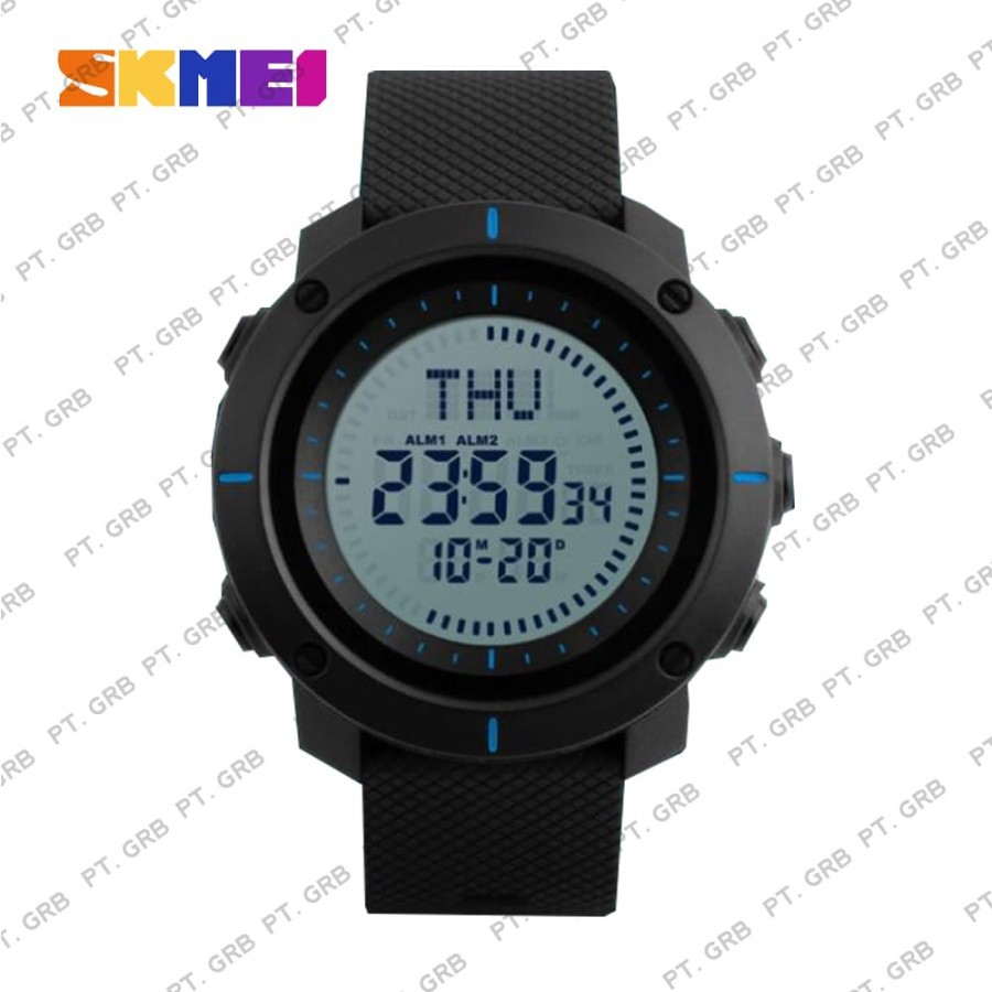 Jam Tangan Pria Digital SKMEI 1216 Tali Rubber