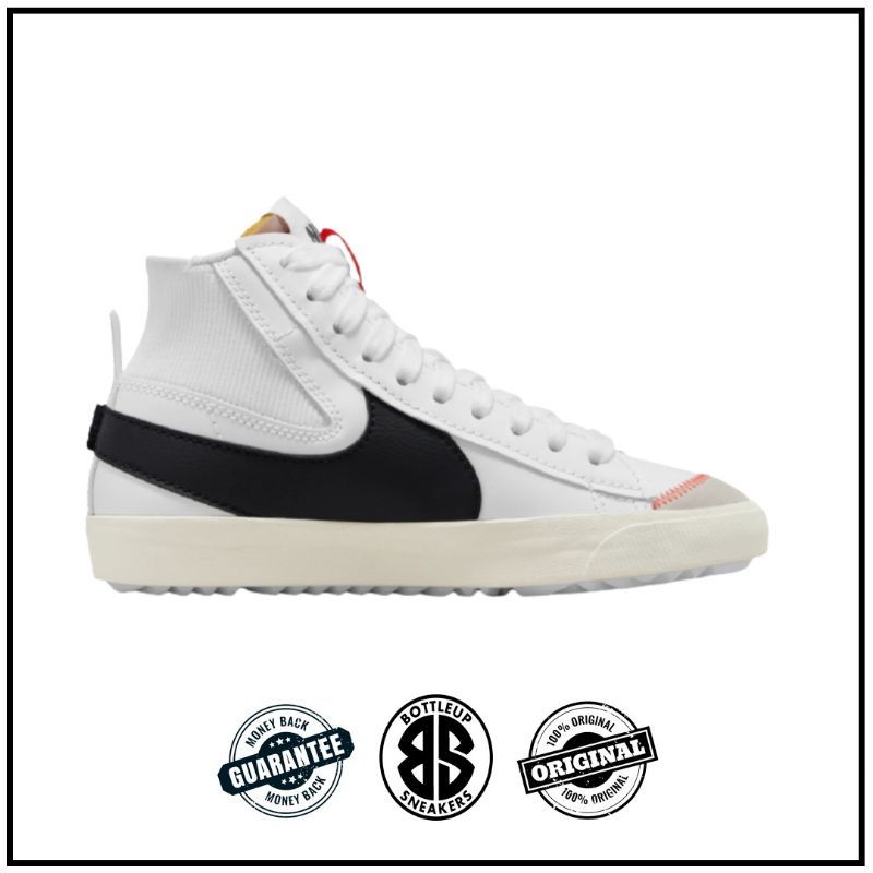 NIKE BLAZER MID 77 JUMBO SWOOSH BLACK/WHITE ORIGINAL