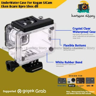 Waterproof Case Housing Underwater for B-pro Brica SJcam Bcare SJ4000 Kogan EKEN H9 H9R Pro Action Camera