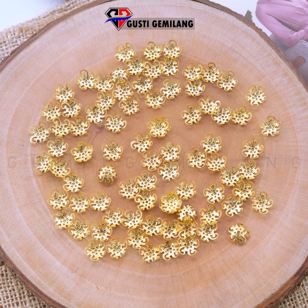 Bahan Bros 12pcs Cangkang Mangkok Sekat Mutiara