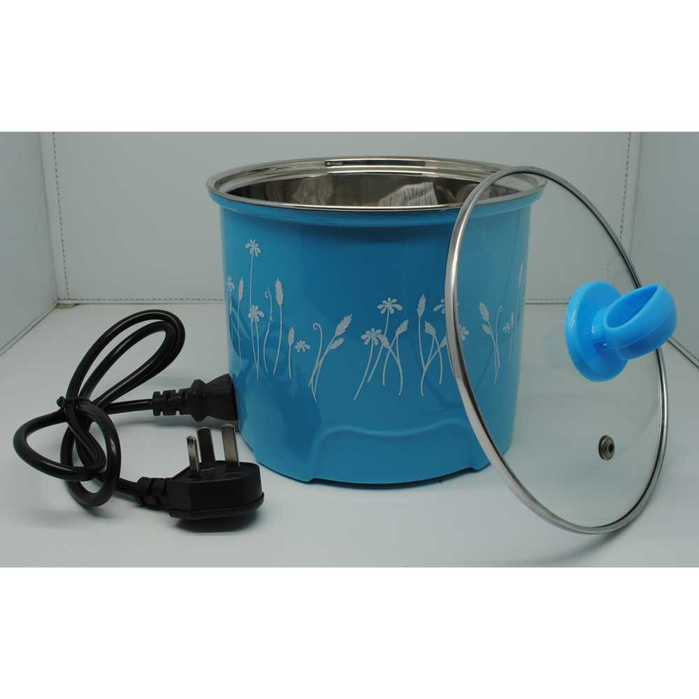 Panci Listrik Serbaguna Bahan Stainless Steel 1.6L 450W - Blue