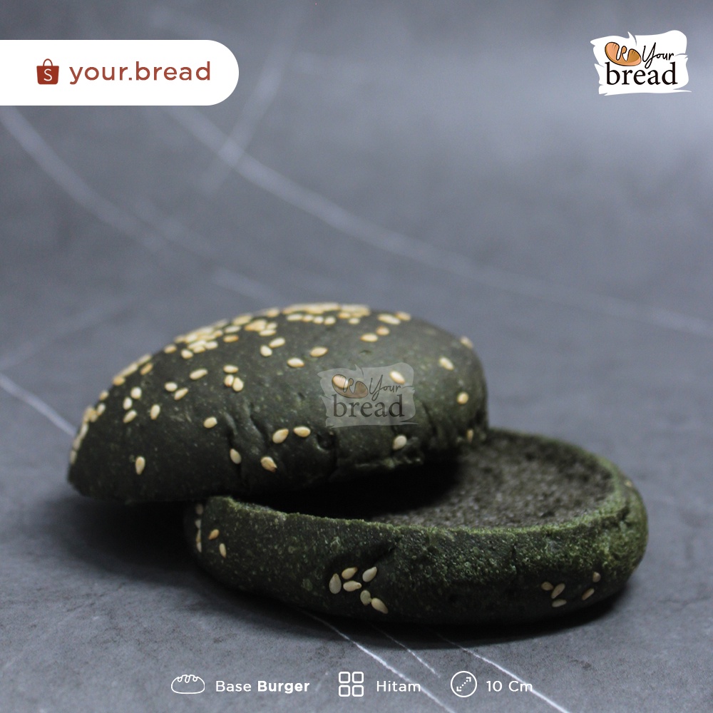 

Roti Burger Hitam 10cm | Base Burger 10cm Black