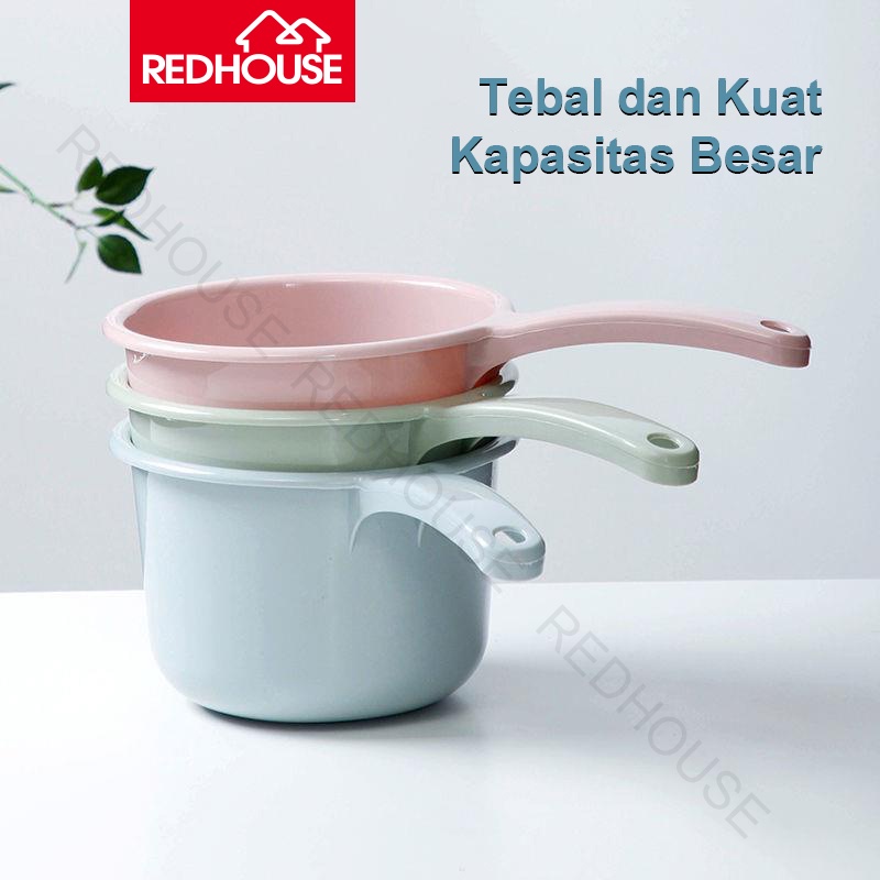 RED HOUSE  Gayung Mandi Warna Pastel Gayung Air Serbaguna Gayung Plastick Tebal - isi 1 PCS