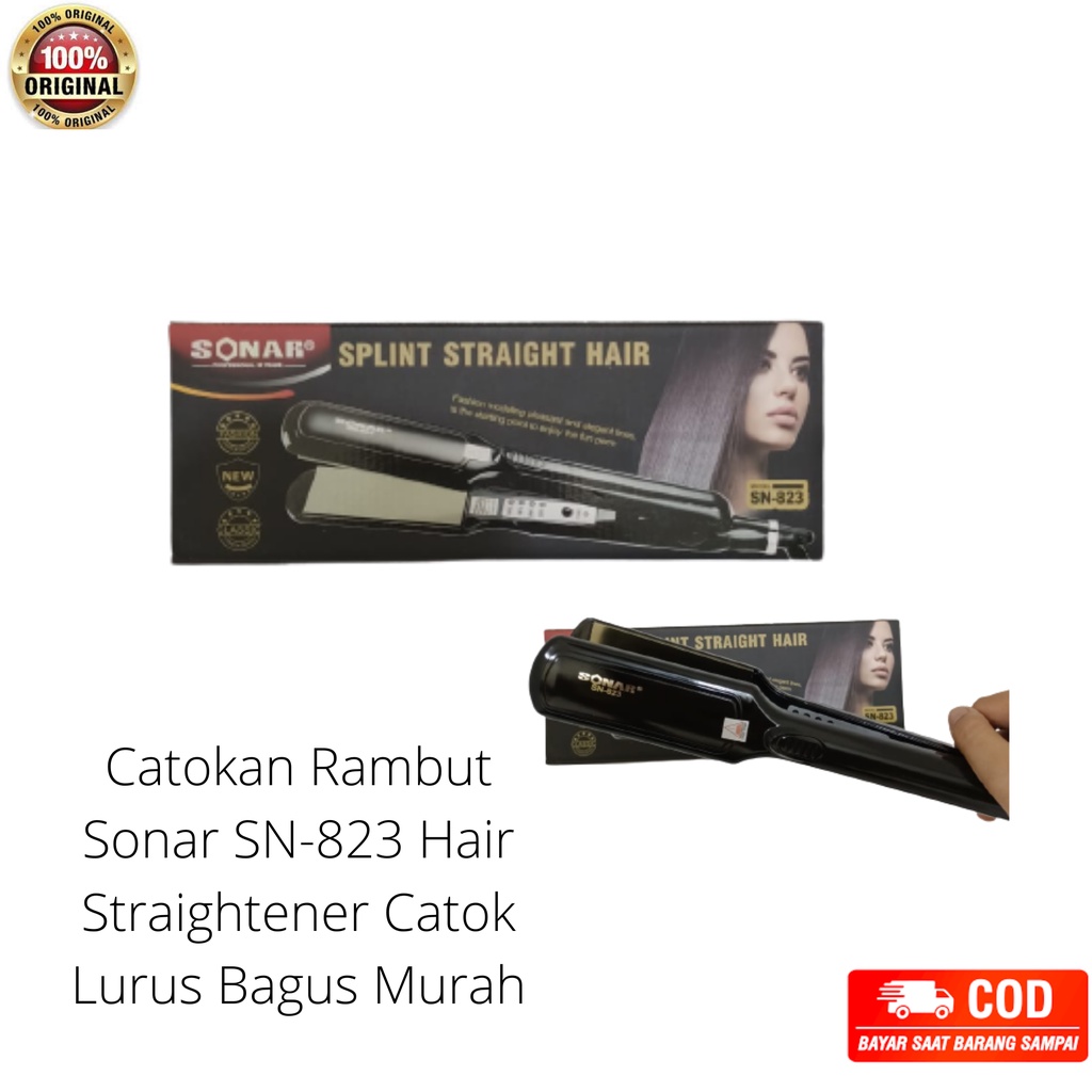 Catokan Rambut Sonar SN-823 Hair Straightener Catok Lurus pelurus rambut