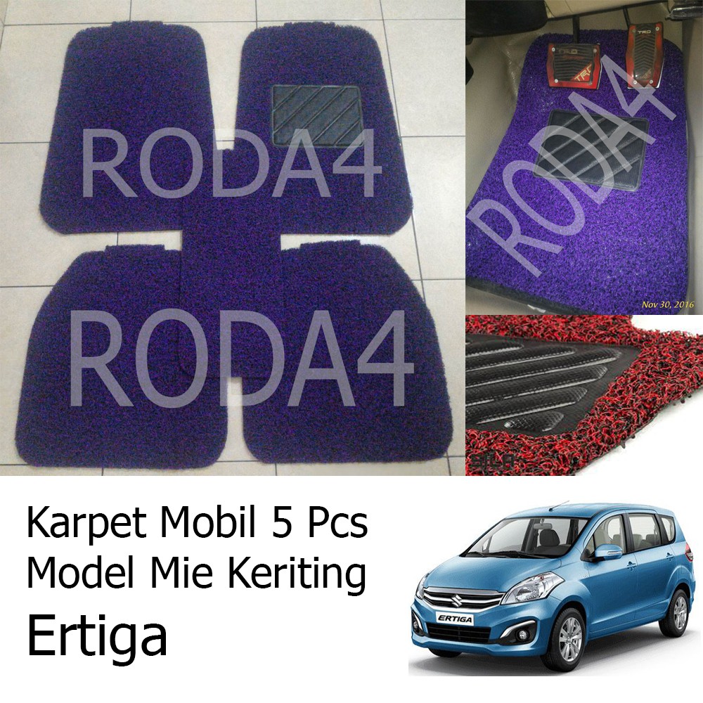 Karpet Mobil / Car Carpet / Floor Mats Universal Model Mie Keriting Ertiga