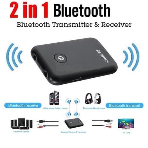 (BISA COD) Bluetooth 2 in 1 Transmitter Receiver TV Audio Music BT-YPF-03 PRODUK TERBATAS Kode 431