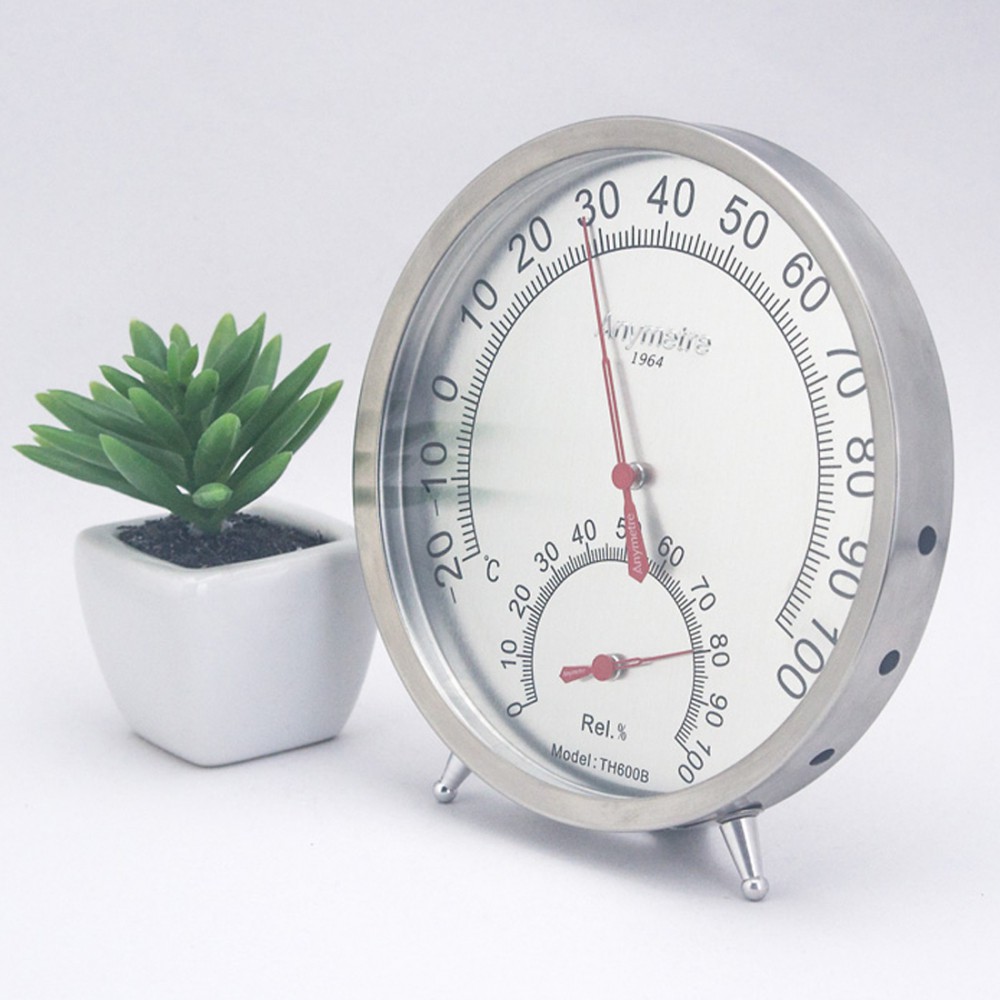 Analog Thermometer Hygrometer Anymetre TH600B Termometer Higrometer Sauna TH-600B Thermo Hygro