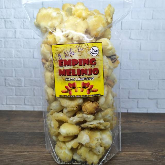 

EMPING MELINJO GURIH ASIN MATANG 100GR / EMPING MELINJO KLETUK GURIH ASIN