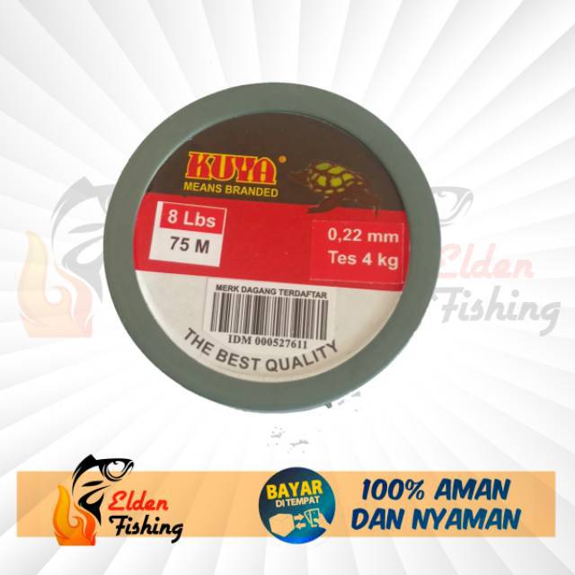 Senar / tali pancing cap kuya 75m