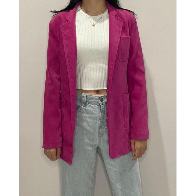 blazer fuschia pink fanta premium