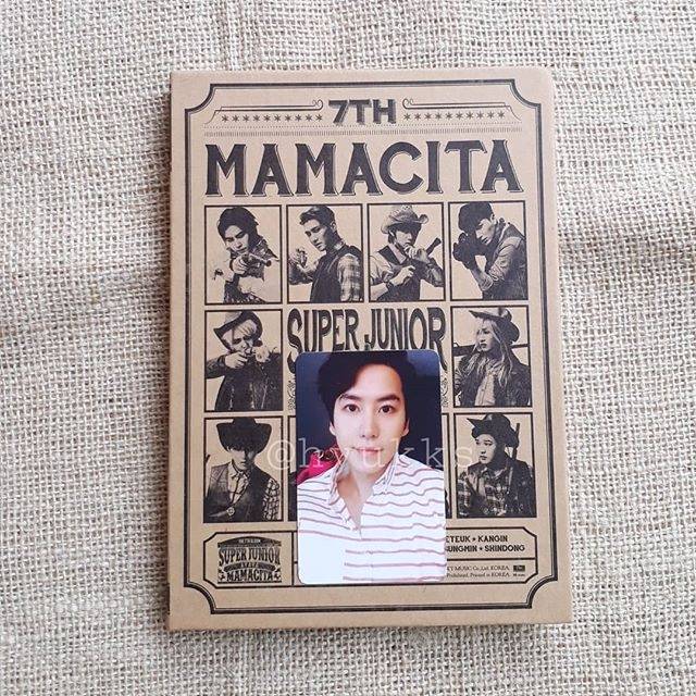 SUPER JUNIOR MAMACITA VER.B ALBUM + KYUHYUN PHOTOCARD