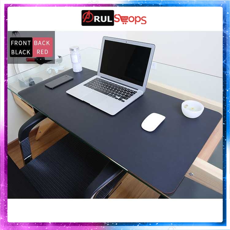 Taffware Office Mouse Pad XL Desk Mat Bahan Kulit - A47780