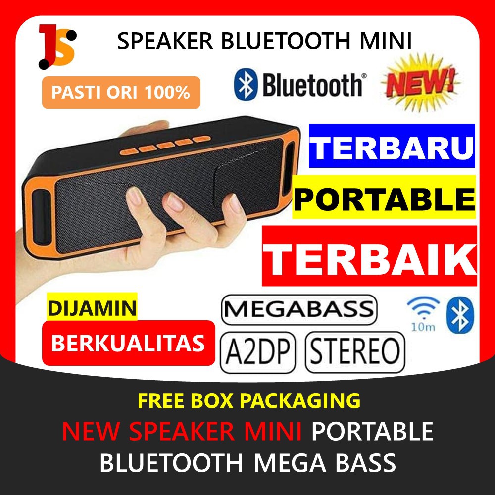 SPEAKER BLUETOOTH MINI PORTABLE BASS SPIKER BLUTOOTH SEPIKER BLUTUT SPEKER AKTIF SOUND MINI JS59