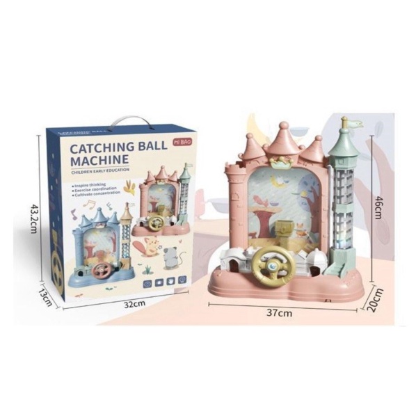 

Mainan Edukasi Catching Ball Machine - Merah Muda Limited