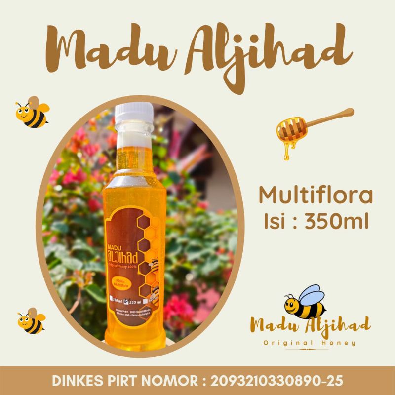 

Madu multiflora aljihad 350 ml