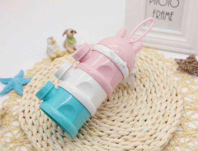 UNNISO - Tempat Susu Bayi 3 Susun Bentuk Rabbit