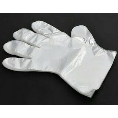 Sarung Tangan Plastik Sekali Pakai 100 PCS Disposable Gloves