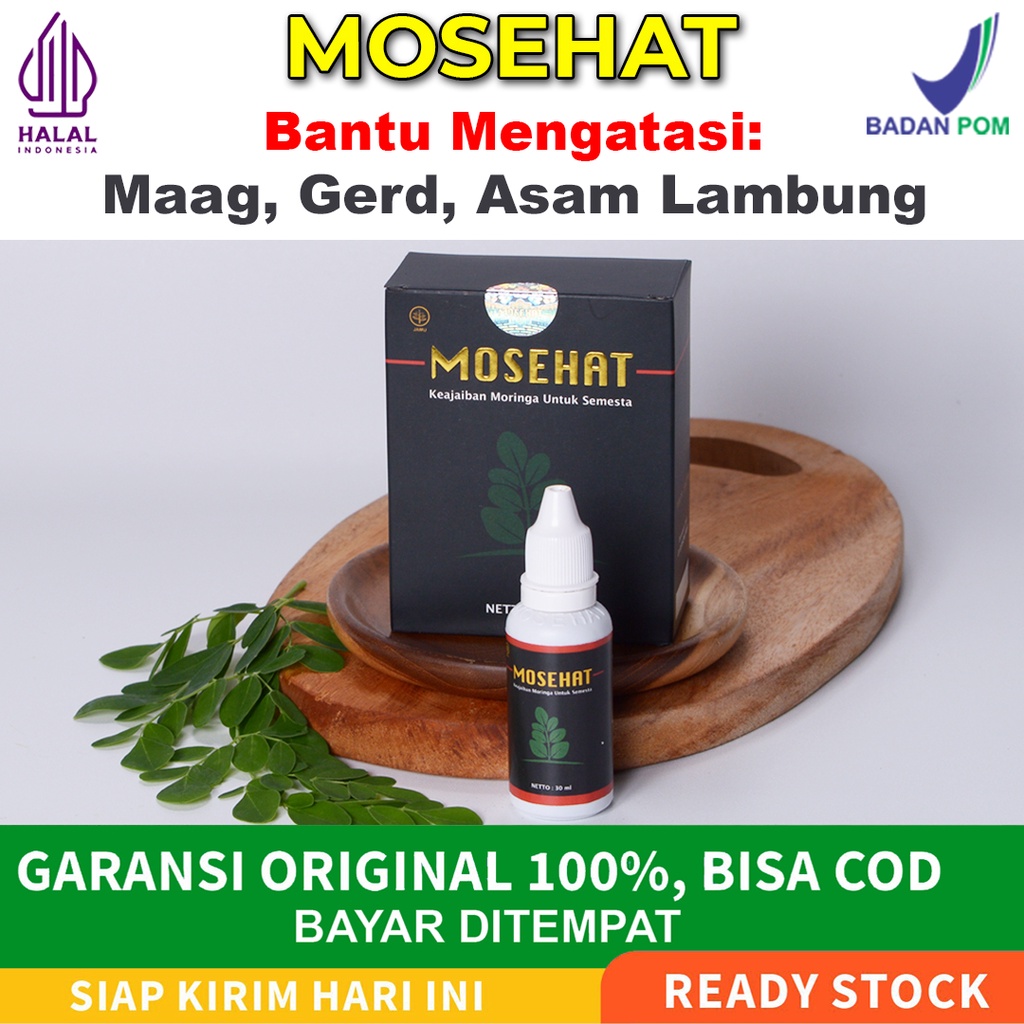 MOSEHAT - OBAT TETES BANTU ATASI MAAG, GERD DAN ASAM LAMBUNG