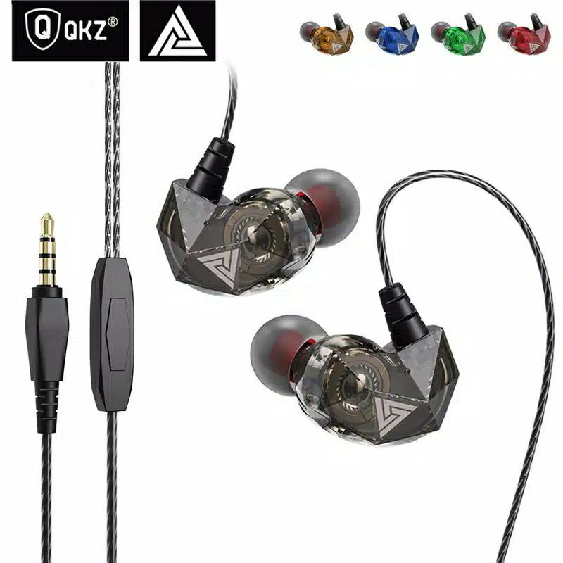 B*   Headset QKZ AK2 Original Sport Running Gaming Stereo Music Earphone HiRes