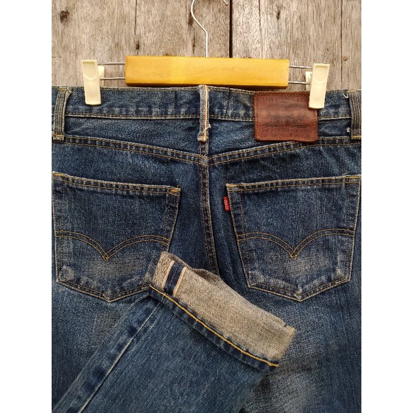 levis vintage 501xx big E selvedge blue wash fading size 30 second original