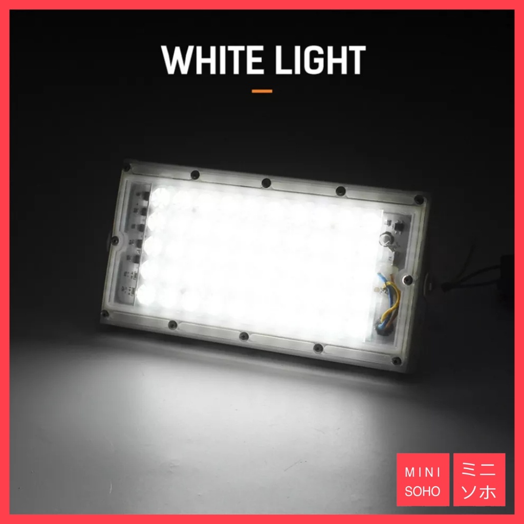 Lampu Sorot LED DC 12V 50W Watt Volt Floodlight Tembak Outdoor Spotlight SNI