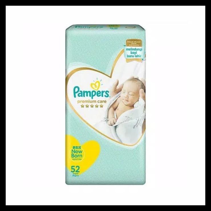 LUCU Pampers New Born Premium NB52 - NewBorn NB 52