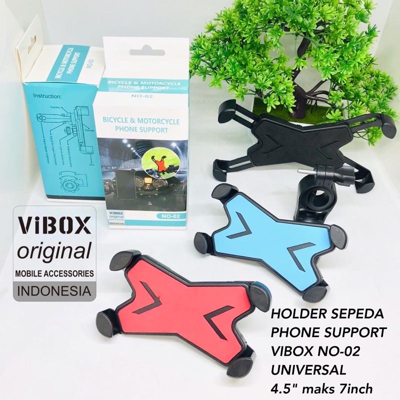 HOLDER SEPEDA NO.2 VIBOX ORIGINAL HIGH QUALITY MATERIAL HOLDER BICYCLE UNIVERSAL