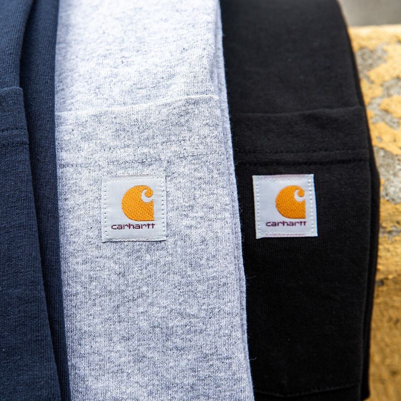 CARHARTT K87 POCKET TEE - ATLETHIC GREY