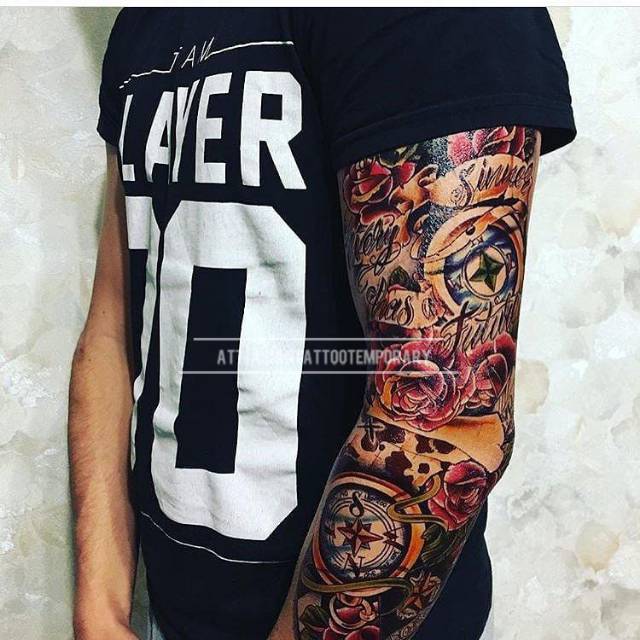 tatto tato Temporary design full tangan