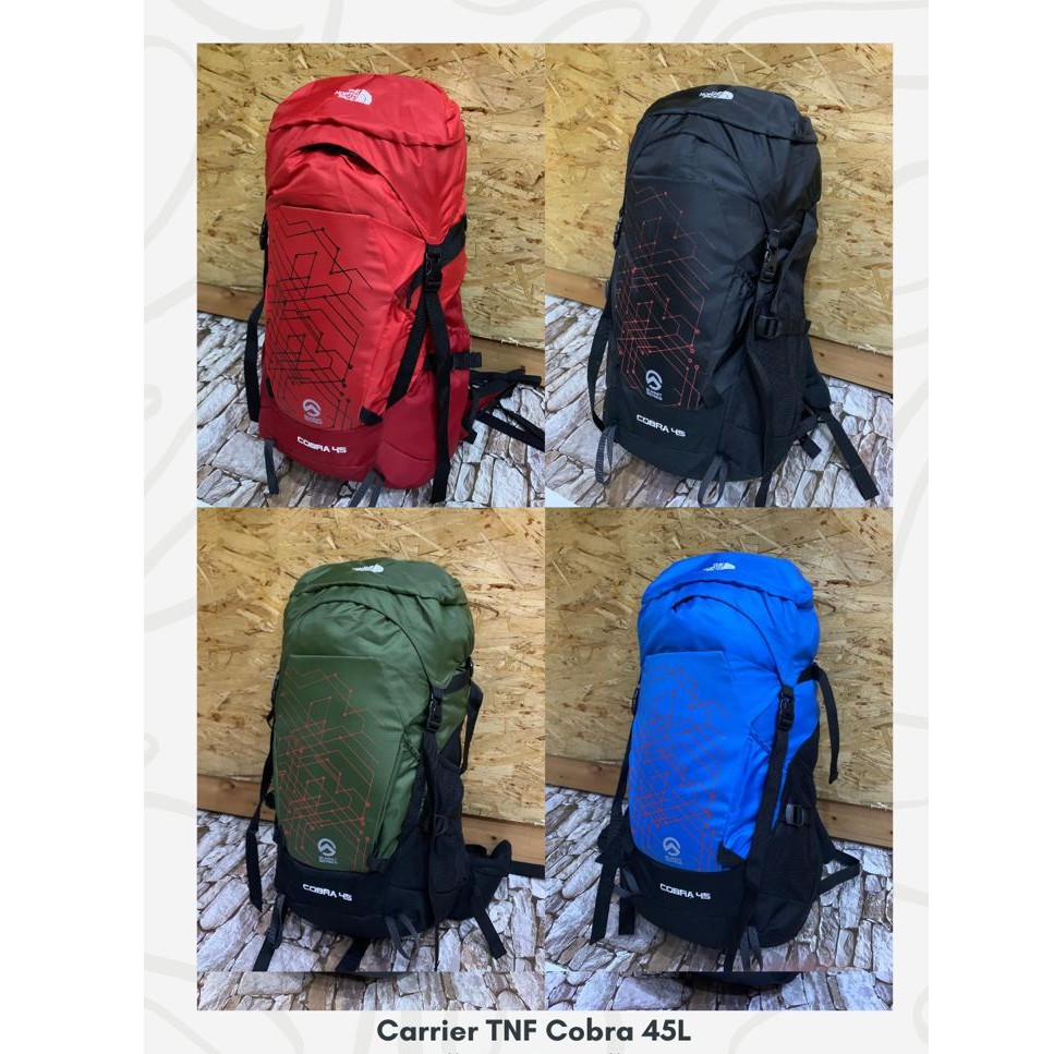 TNF Cobra Tas Ransel Gunung Outdoor Carrier The North Face 45 Liter