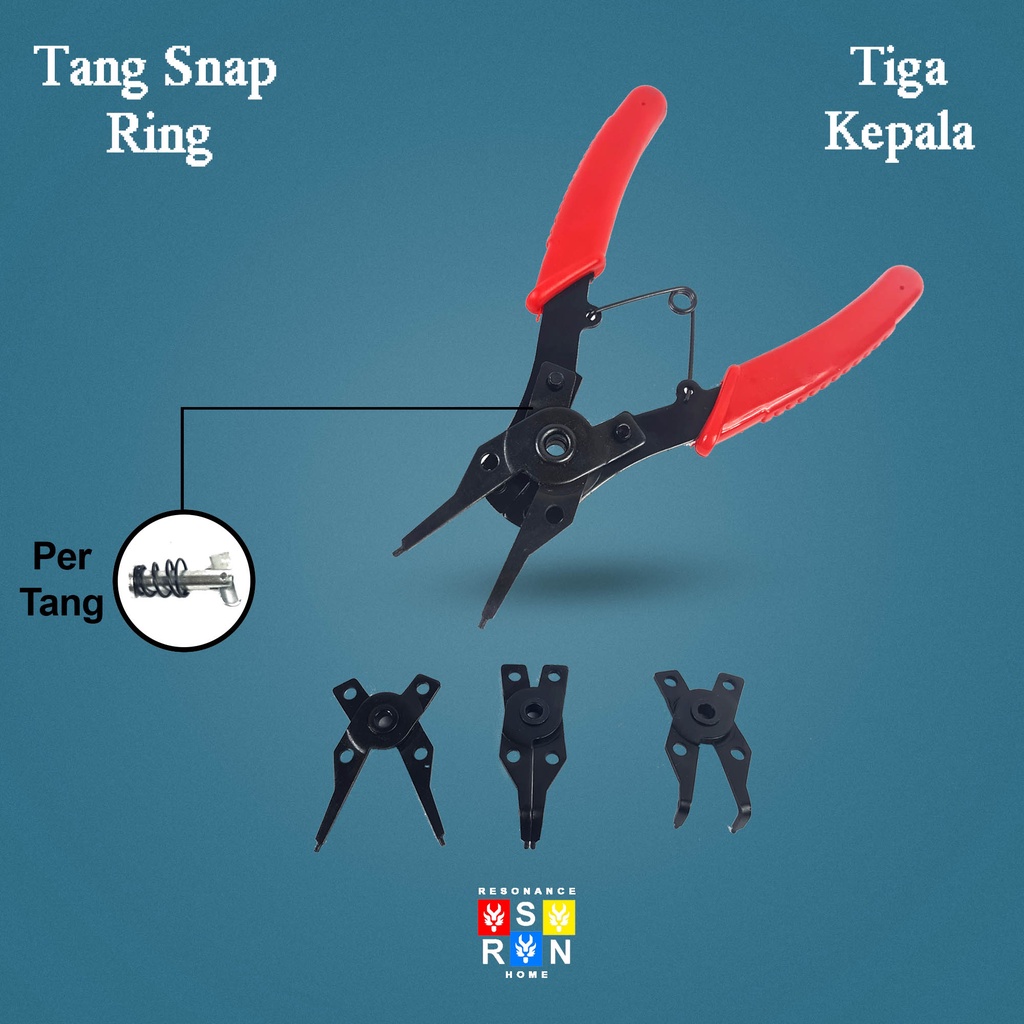 Tang Snap Ring 4 in 1 External Internal | Tang Combination Cincin | Resonance Home