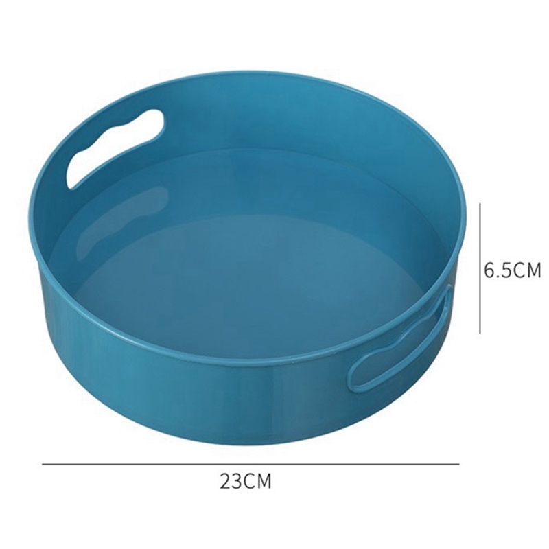 Nampan Penyimpanan Makanan Multifungsi Non slip Dapat Berputar 360 Derajat Untuk Kamar Mandi