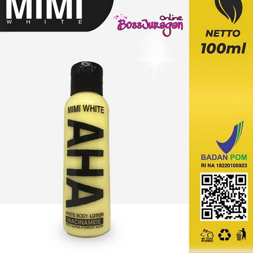 Code0g0Fu--(BOSS) AHA Mimi White Body Booster Bright Serum / Body Serum /BODY LOTION/ Serum Badan / 