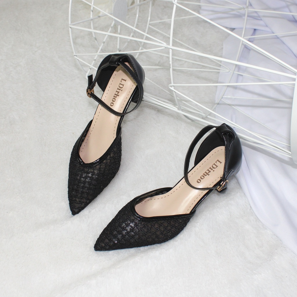 Free Box Sepatu Hak NS511 Heels Import Fashion Korea Wanita Elegan