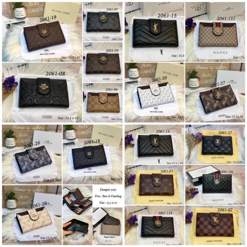 MC New Dompet Flip Sedang Kode 2061 Free Box