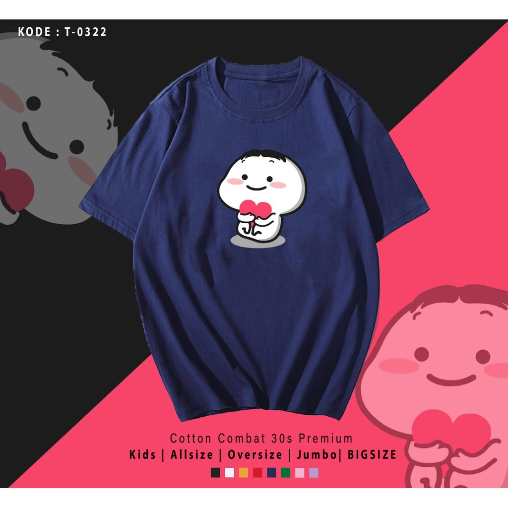 HUG PENTOL  / TERMURAH BAJU KAOS KATUN WANITA/ PRIA UNISEX LENGAN PENDEK / TUMBLR TEE